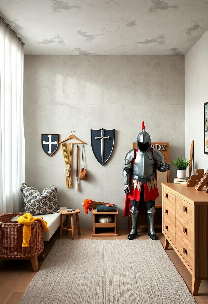 Armor Suit ⁣Costume Station: Create ‌a⁤ corner‌ with knight costumes and accessories,⁣ fostering imaginative⁢ play whenever inspiration strikes