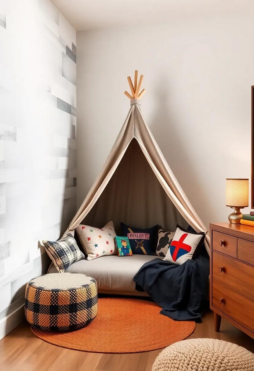 Knight’s Quest Story Corner: Set up a cozy ‌reading nook with a‍ small tent‍ or teepee,filled with pillows and knight-themed books for heroic ‌tale time
