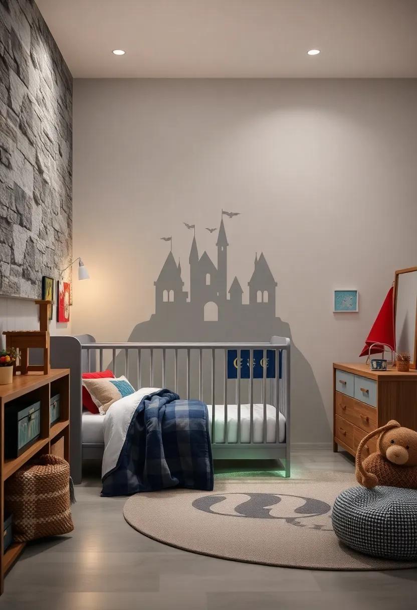 Knight-Themed nightlight: Install a gentle nightlight that casts images ⁤of ‌knights or ⁣castles to comfort your child during the night