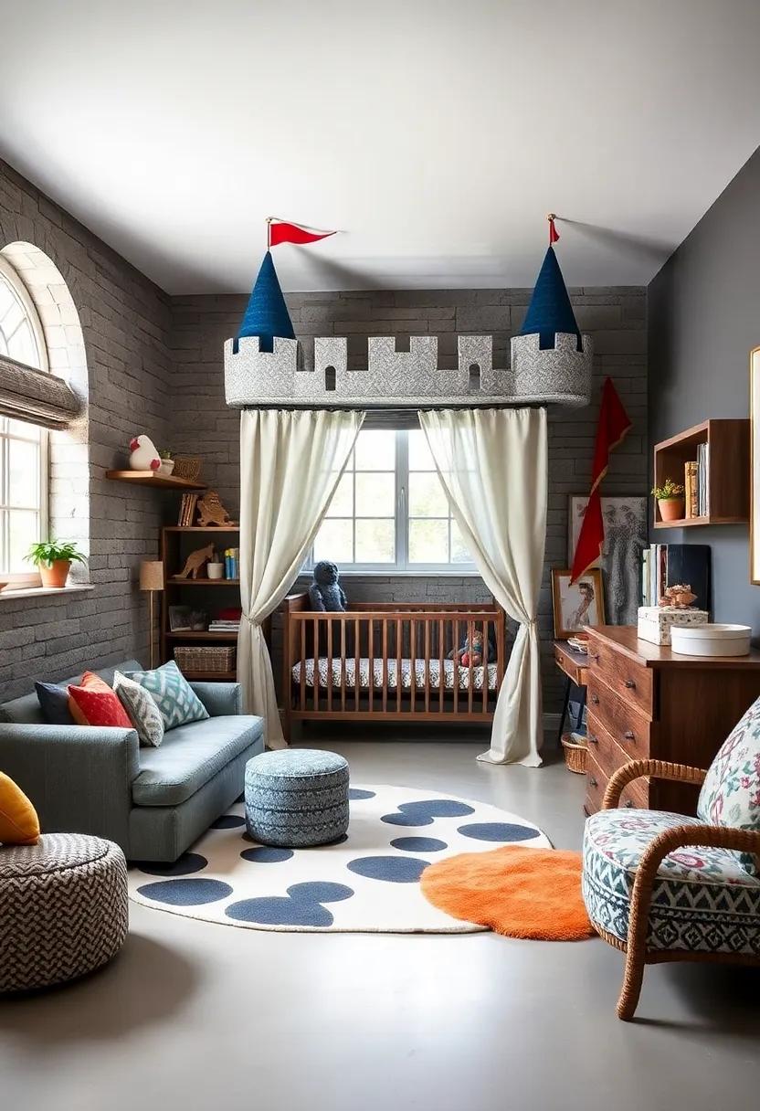 Play Castle⁣ Playhouse: Incorporate a miniature castle playhouse where your child can reenact ⁢epic tales with friends and indulge in endless make-believe