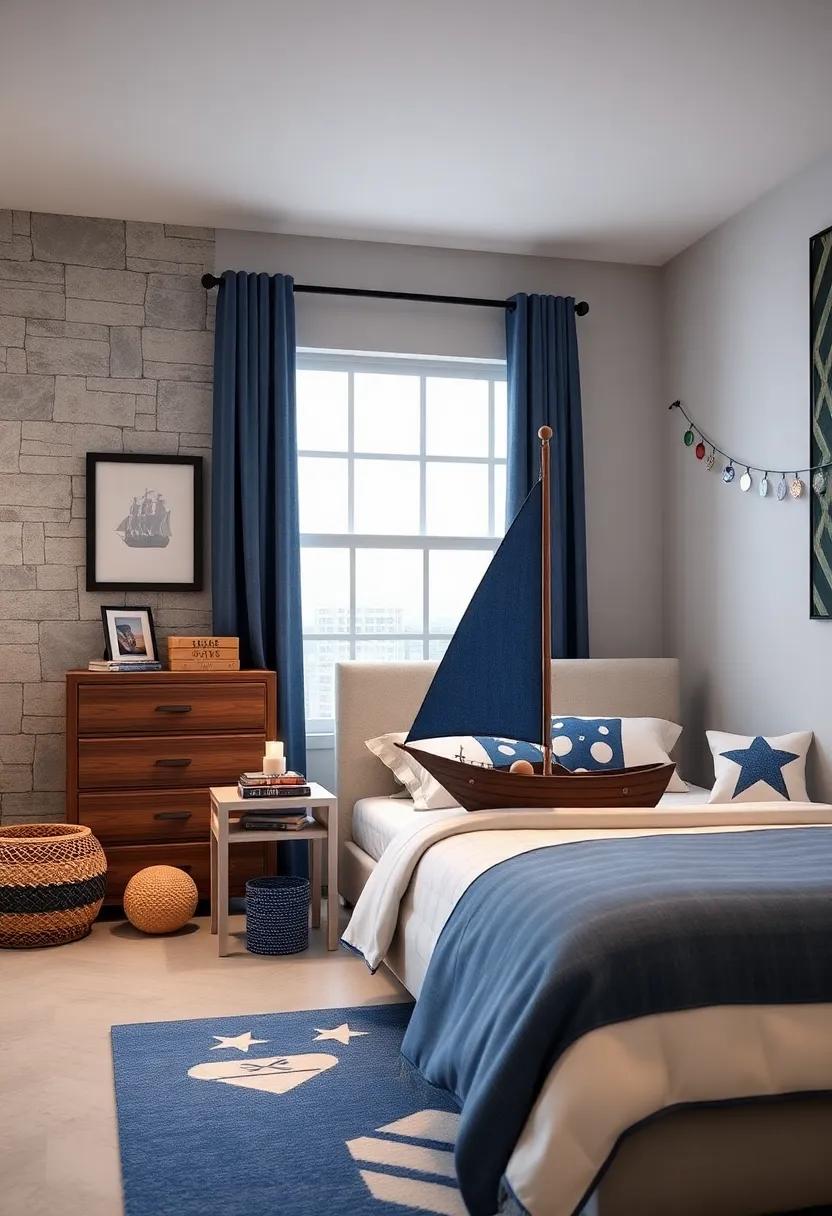 Sailboat Bedside Table: Select a bedside table shaped⁢ like a knight’s ship, adding a maritime twist to land-based adventures