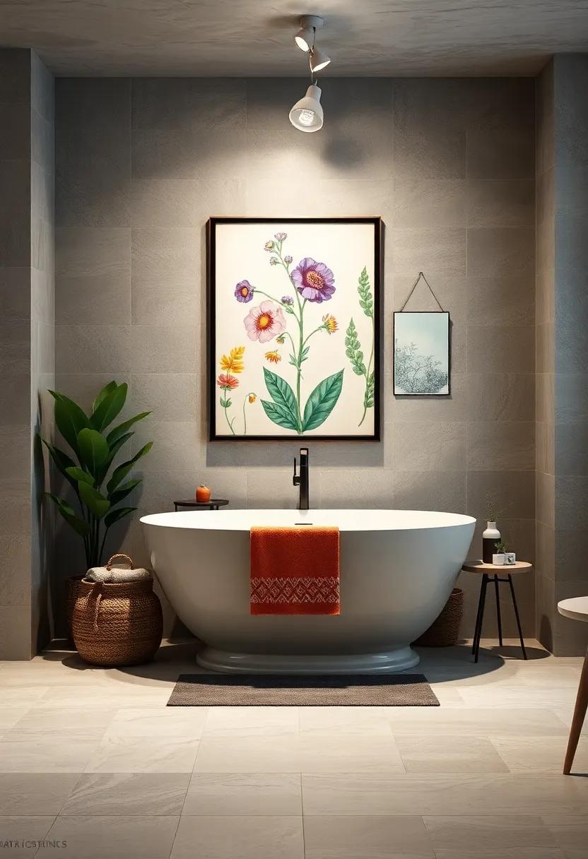 Vintage⁤ Botanical Posters: Embrace the classic⁤ charm of⁤ vintage-style ​botanical illustrations to add ‍a​ touch of elegance to your bathroom