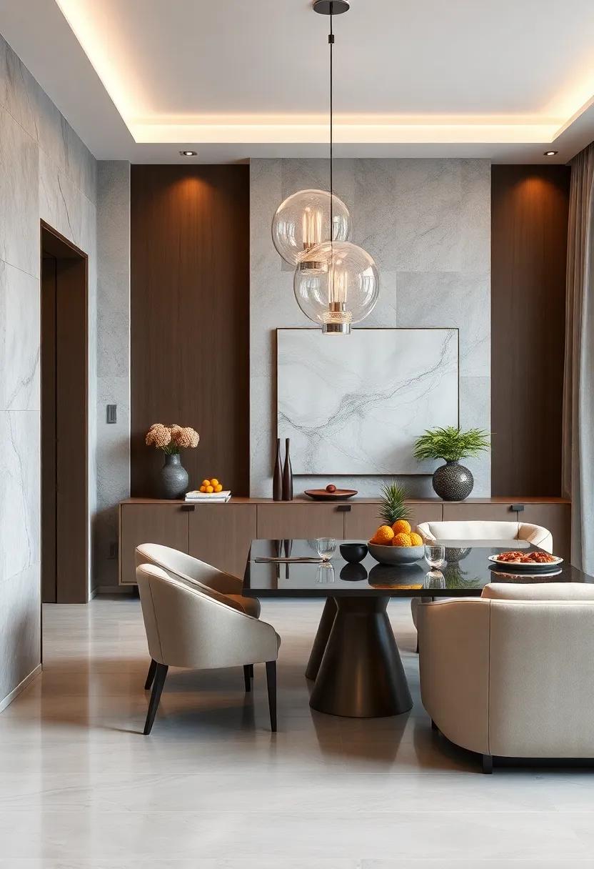 Wall-mounted Sideboards:‍ Maximize space and add style with elegant sideboards that serve as both storage and display for dining essentials