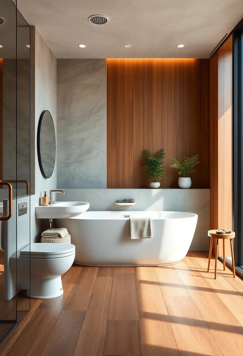 Warmth Underfoot: Opt ⁢for ​radiant heating beneath wood flooring ​for a luxurious⁣ and cozy‌ experience when stepping ⁣out of the shower