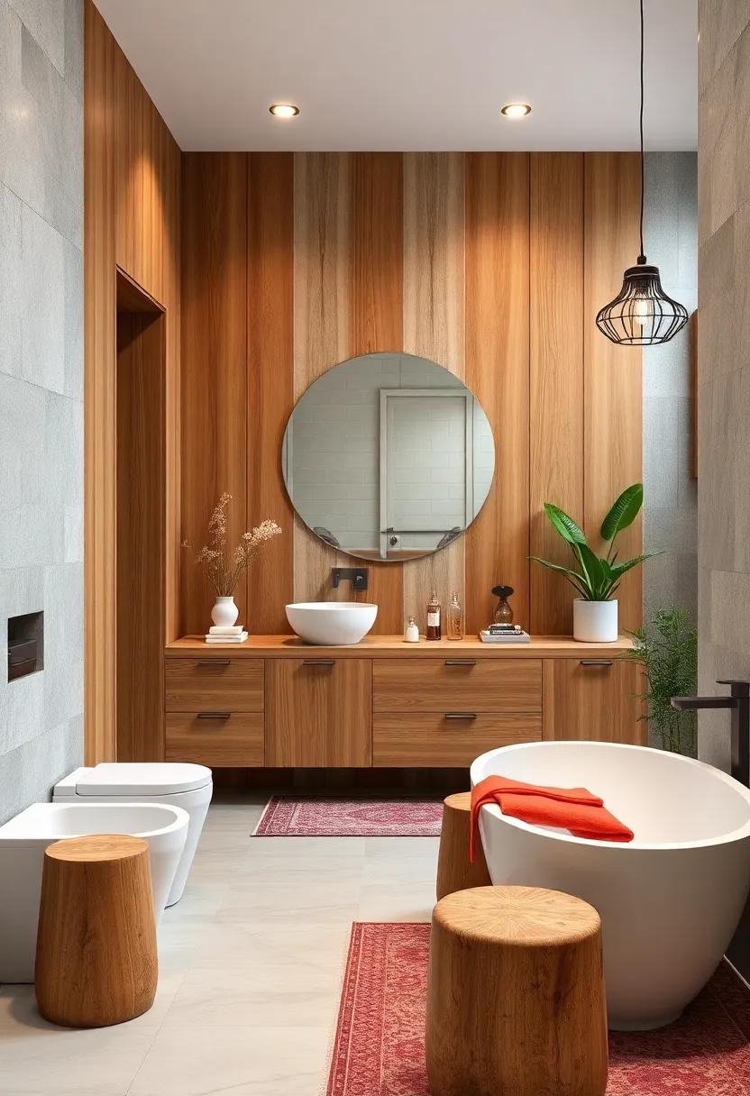 Wood-Upcycled Decor:⁣ Incorporate upcycled wood pieces, like vintage⁢ stools or cabinets, for⁣ a unique and sustainable touch