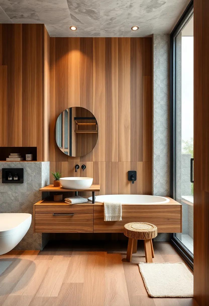 wood-Metal​ Combination:⁢ Pair ⁣wooden elements with ⁤metal ‌fixtures for ‍a modern industrial vibe that ‍feels sophisticated