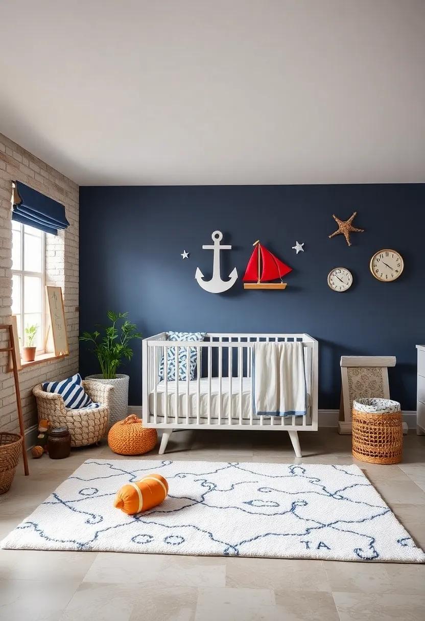 Nautical ​Rugs - ⁤Choose a soft,plush rug shaped ⁤like a ship or featuring ocean motifs to‍ create a comfortable play area ‌that ties the theme together
