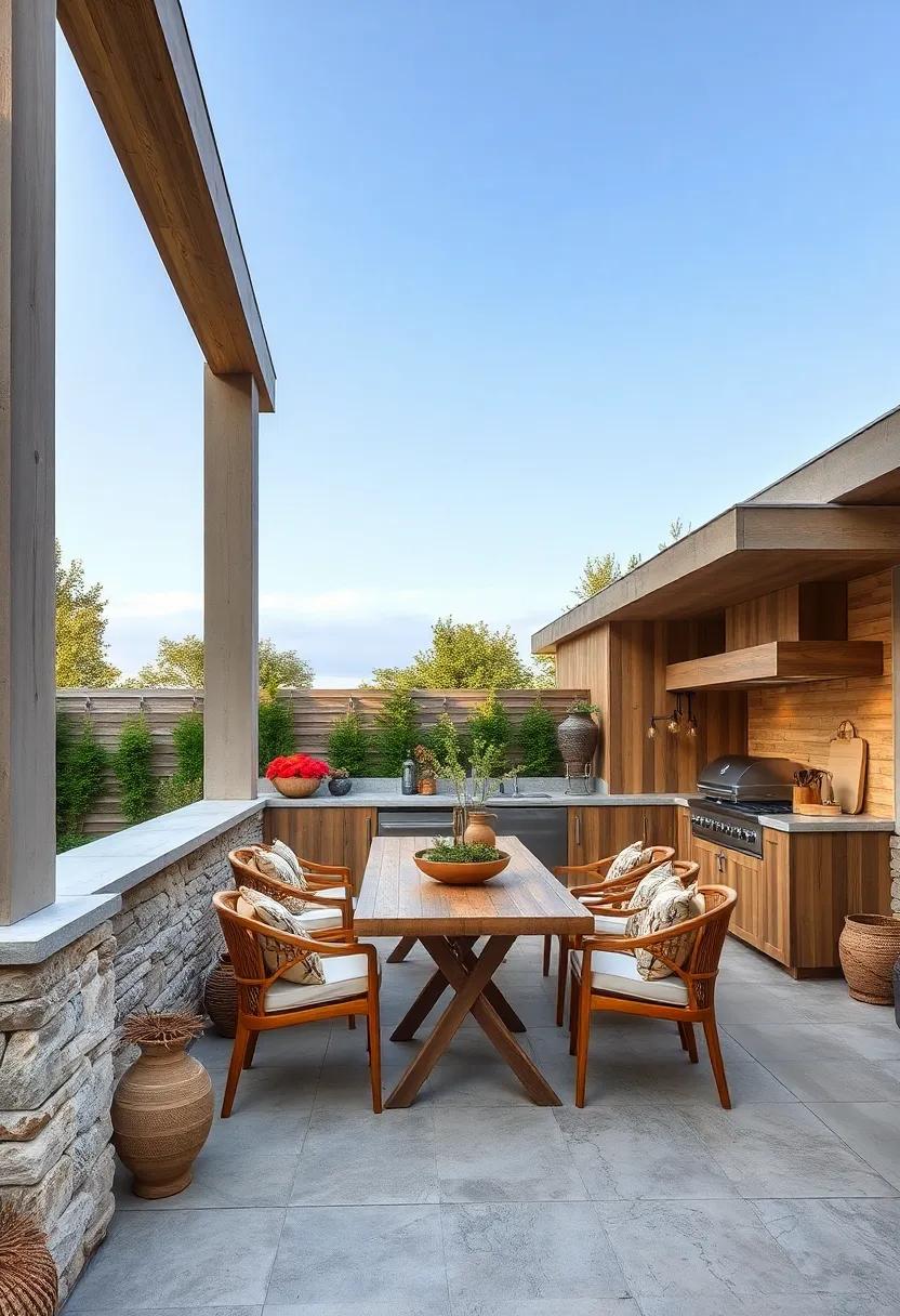 Birch - Known for its‌ fine grain and light color, birch can be used in various applications, offering a sleek finish that brightens​ outdoor spaces