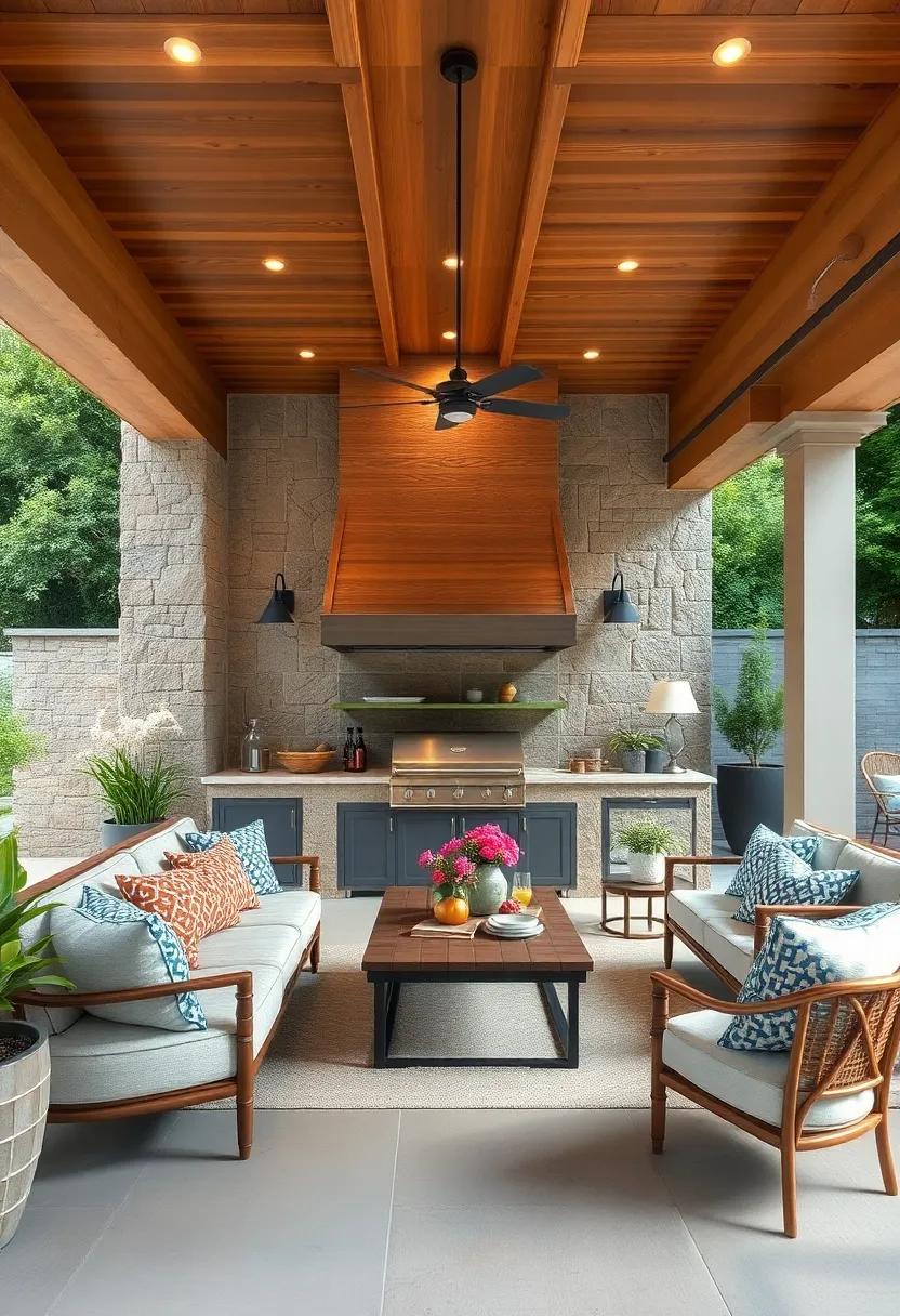 Chestnut - With its‌ warm tones and natural resistance to decay,⁤ chestnut ⁣is a traditional choice that ⁤brings classic elegance to outdoor kitchens