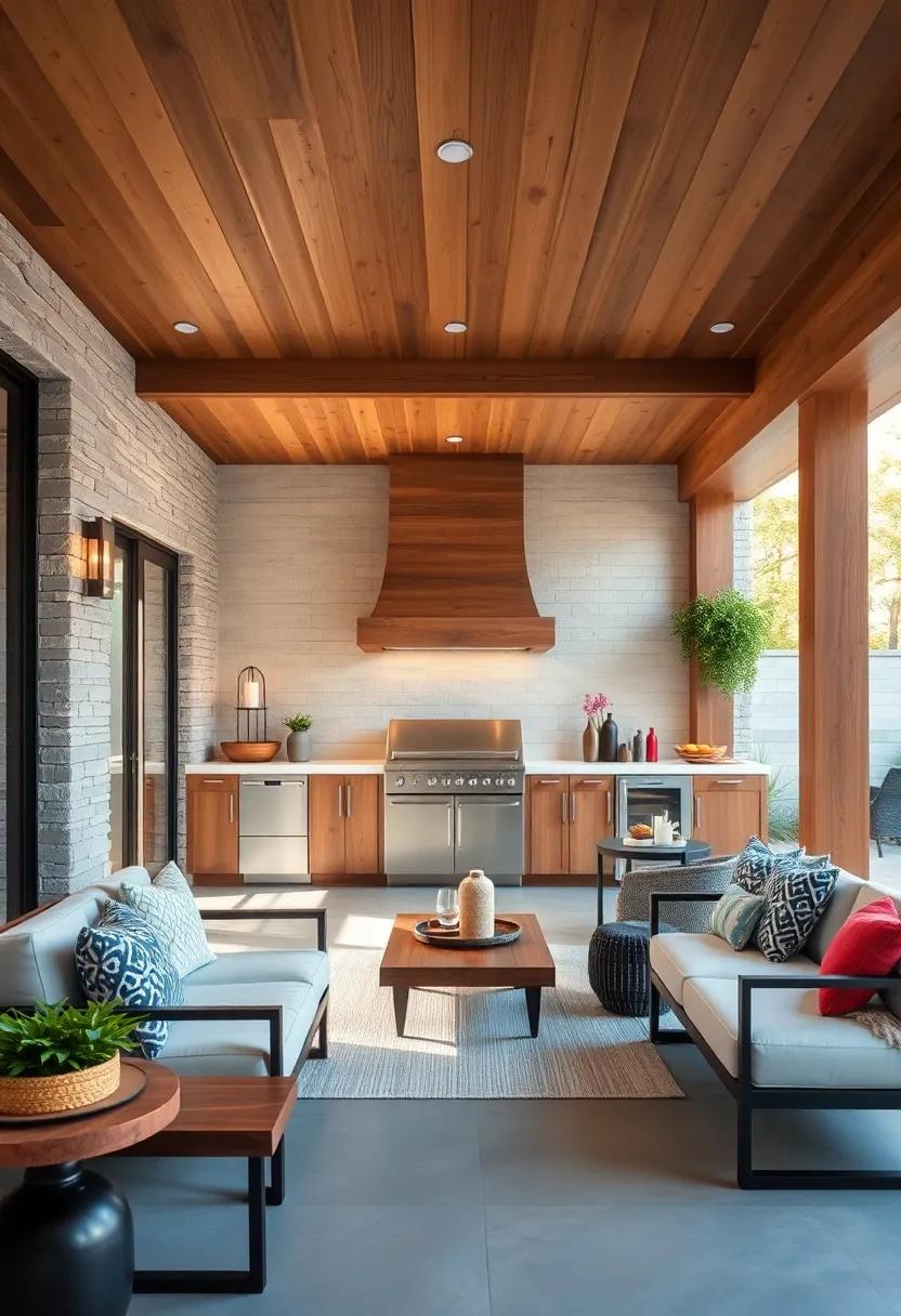 Elm ⁣- Elm is not only visually appealing, but ​its interlocking grain helps prevent warping, making it a practical choice for outdoor kitchens