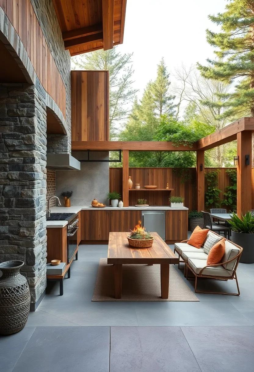 Fir - Cost-effective and versatile, fir can be treated for outdoor use and styled to fit any culinary theme, from rustic to modern