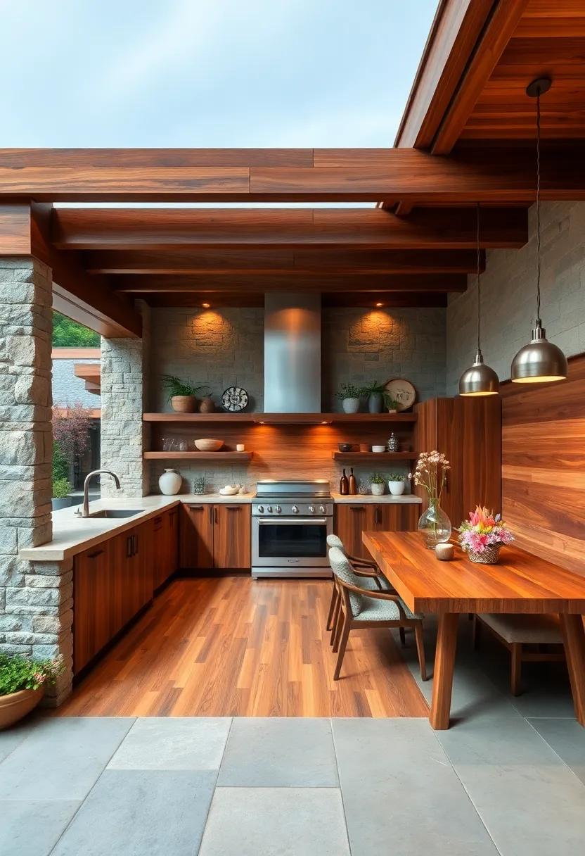 Mahogany - With its rich tone and⁢ resilience,mahogany is an excellent option for countertops and cutting ⁣boards,combining beauty with functionality