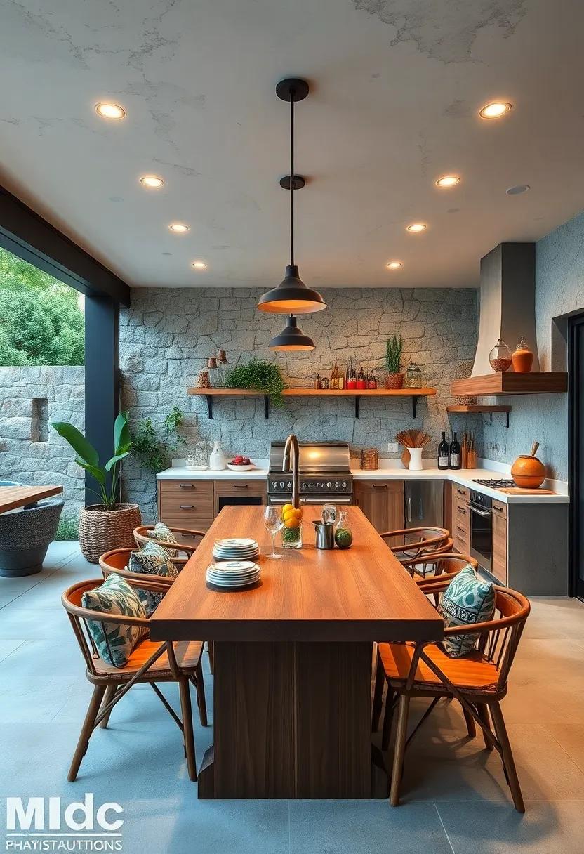 Teak⁣ - Renowned for its natural oils, teak is resistant to ​water and decay, making it the ultimate choice for outdoor culinary adventures