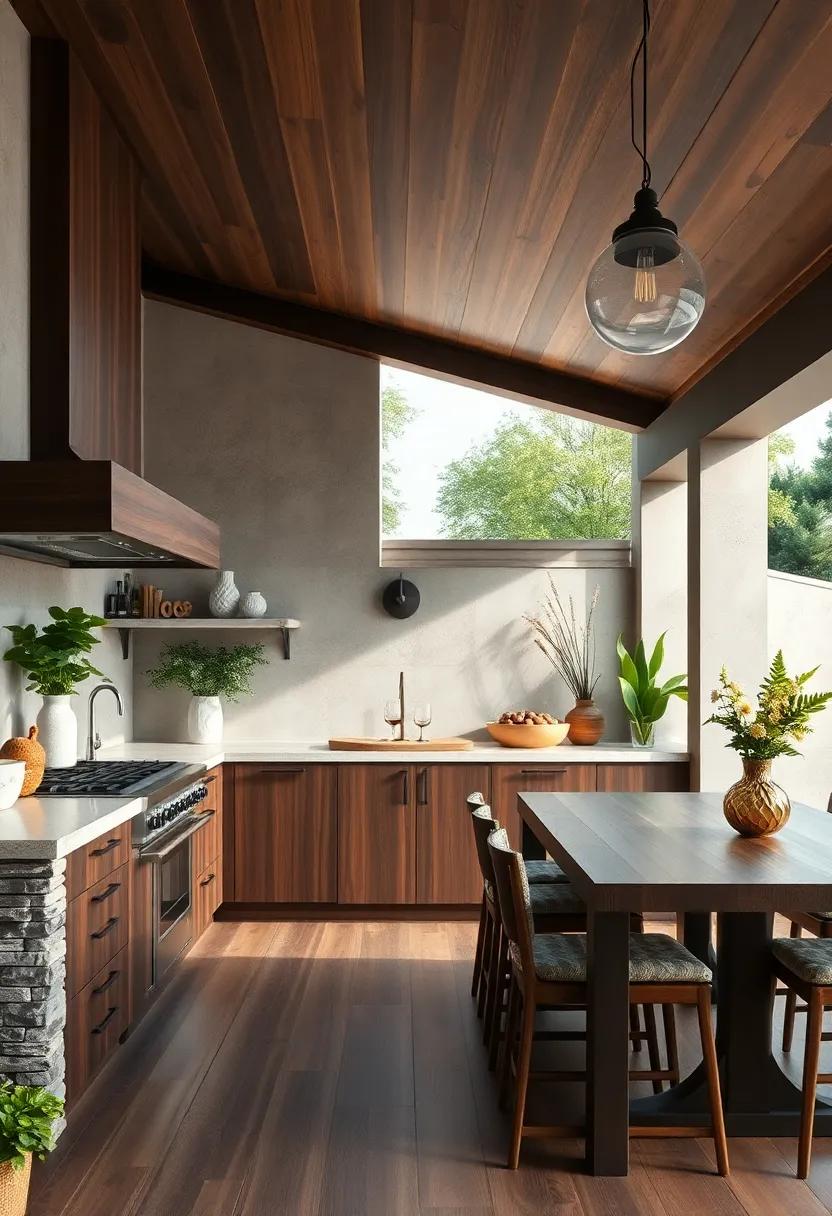 Walnut - Dark and ⁢luxurious, walnut not ⁣only stands out visually but ⁢also offers strength and a beautiful texture for outdoor surfaces