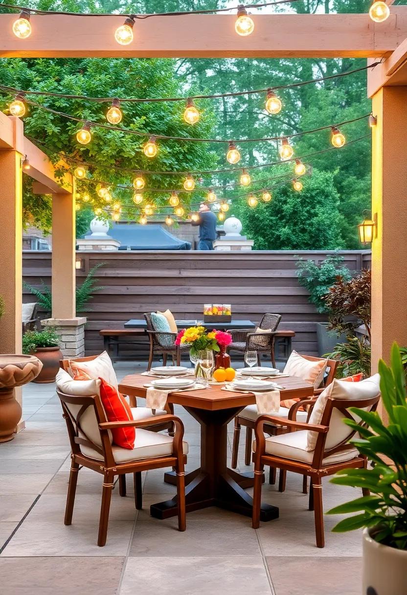 Embrace the Magic ⁢of Bistro Lighting: Drape delicate bistro lights overhead to⁣ create an intimate ambiance that transforms your patio into a charming café