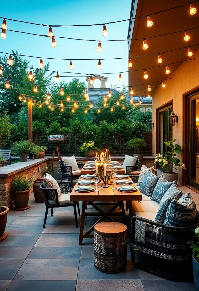 Themed ⁤Dinner Nights:‍ Set the mood with string lights that match your dinner‍ theme, from rustic farm-to-table to elegant Mediterranean