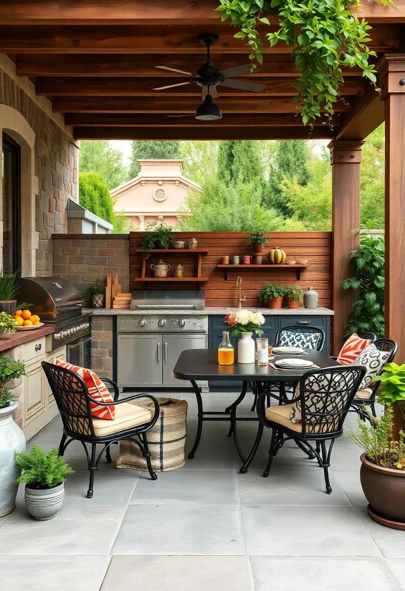 Discover the charm ​of a vintage-style patio ⁤with a retro ​BBQ grill, classic dining ⁤furniture, and nostalgic decor, creating a perfect spot ⁤for ​reminiscing over family⁤ recipes