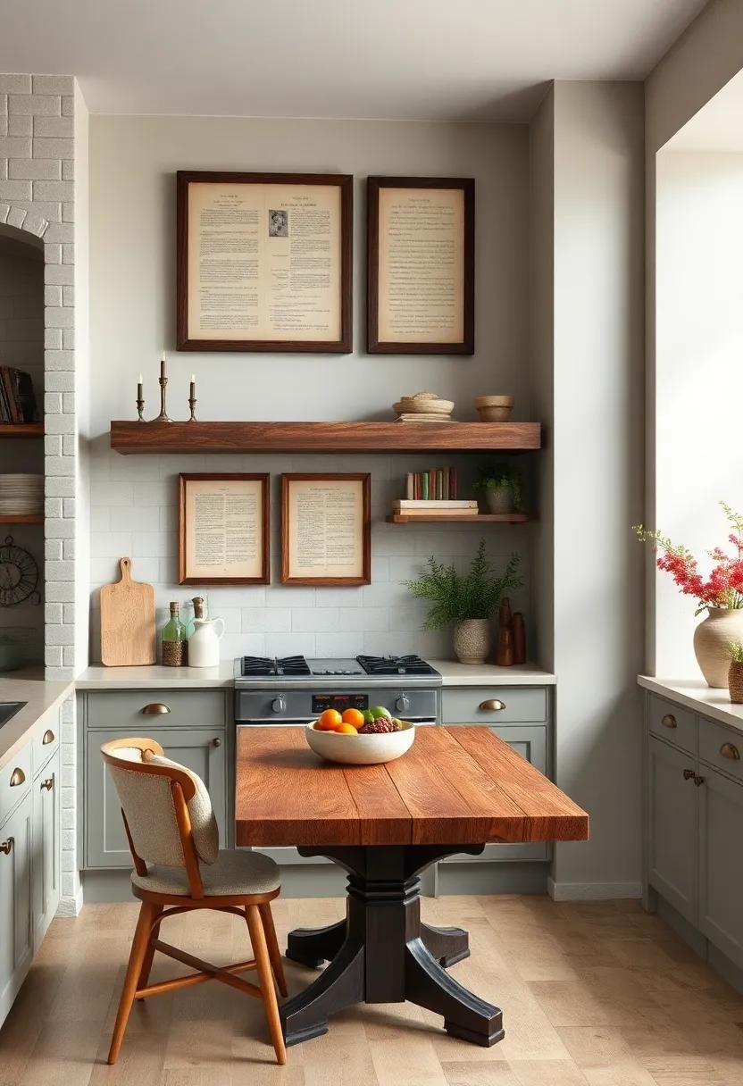 framed Vintage Cookbooks:‌ Display⁤ pages or covers of old cookbooks in rustic frames ⁢to‍ celebrate culinary history and⁢ inspire new⁢ cooking adventures