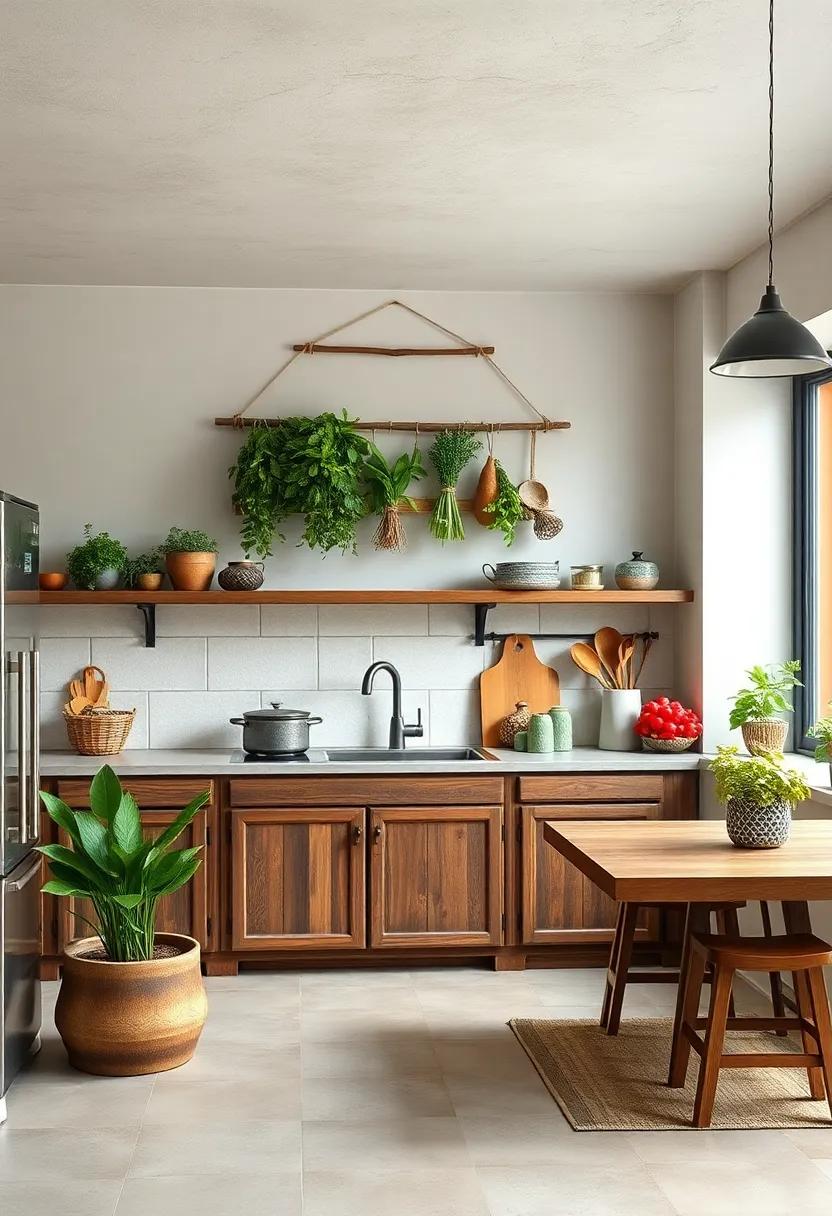 Herb Drying Rack:⁤ Design a simple yet charming herb drying rack using twine ⁣and ⁤rod, turning⁣ your ‌kitchen into a fragrant herb haven