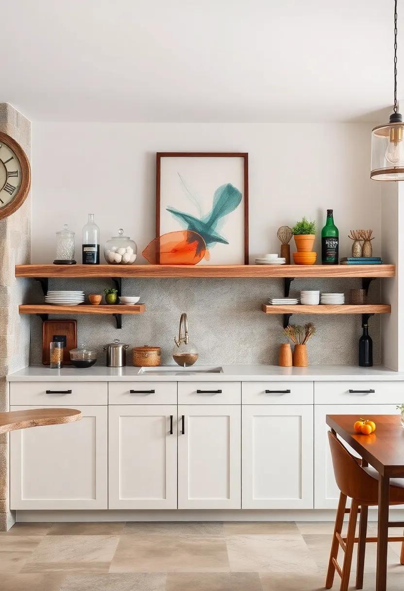 Reclaimed Wood Shelves:⁤ Install shelving made from reclaimed wood to showcase your ⁢culinary treasures and provide functional storage ⁤in a stylish ​way