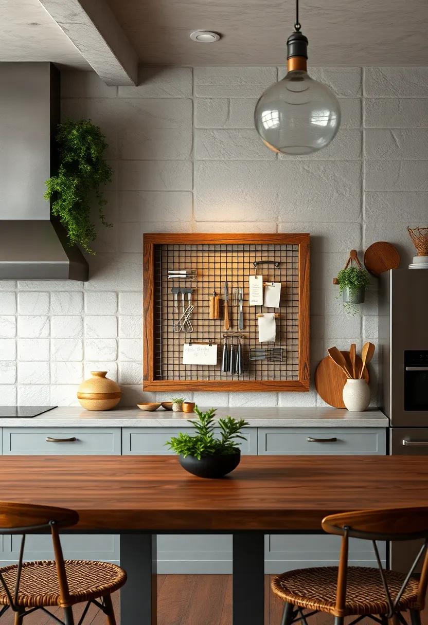 Rustic Message Board: Construct a message ‌board using a ‌wooden ⁣frame and wire, allowing​ you to‍ pin up ‍notes, recipes, or menus in an inviting‍ way