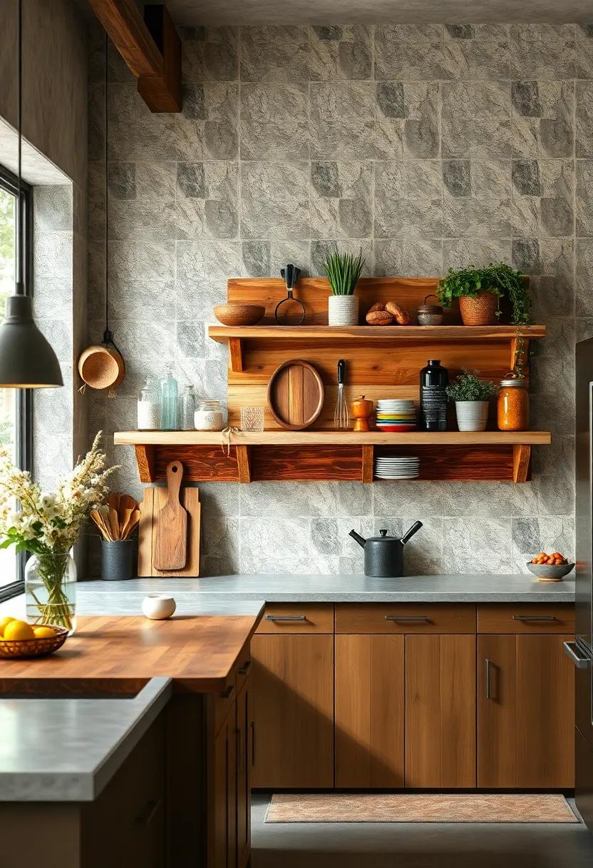 Upcycled Pallet Wall Art: Use wooden pallets to create⁢ a rustic art piece ⁤or a functional shelf‍ that ​highlights your culinary‌ passion