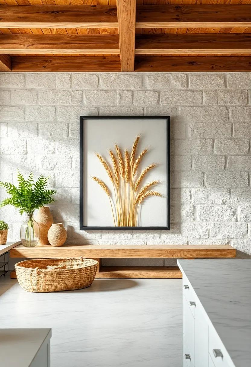 Wheat and Grain Framed Art:⁤ Use natural wheat⁤ stalks ‌or grains in a shadow box to ‌create a textured piece that recalls the essence of a rustic farm