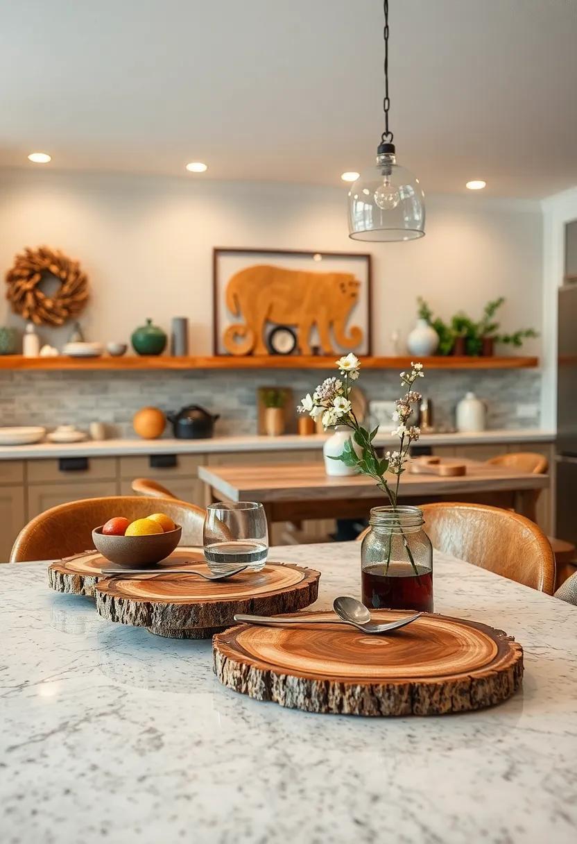 Wood Slice Serving Trays: Create serving trays from wood slices, adding ⁣a natural element ‍to your‌ entertaining and ‌dining⁤ experiences