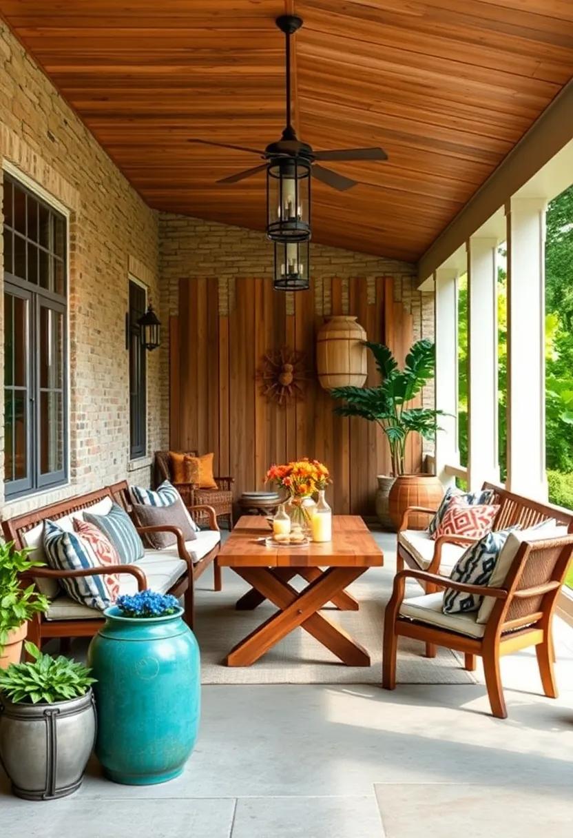 Weathered Woods: Focus on reclaimed wood⁢ surfaces for tables and chairs to embrace​ the beauty of imperfection and history