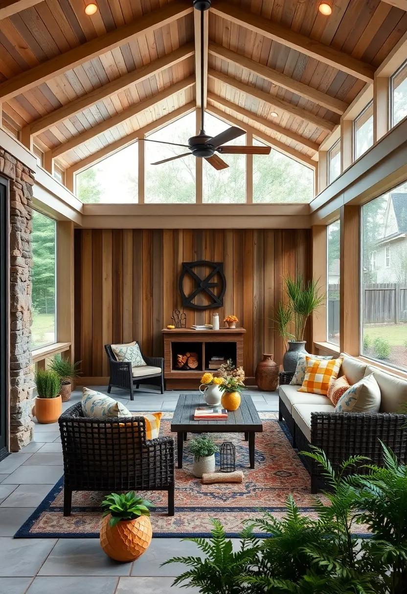 Natural Color ‍Palette: Opt for earthy tones and natural materials ​to blend your⁢ screened porch seamlessly⁢ with the surrounding landscape