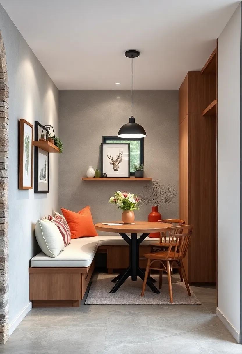 Build ⁤a Breakfast Nook: Create a cozy corner with a built-in bench and small table that invites family gatherings ⁤while saving space for a⁣ dining area