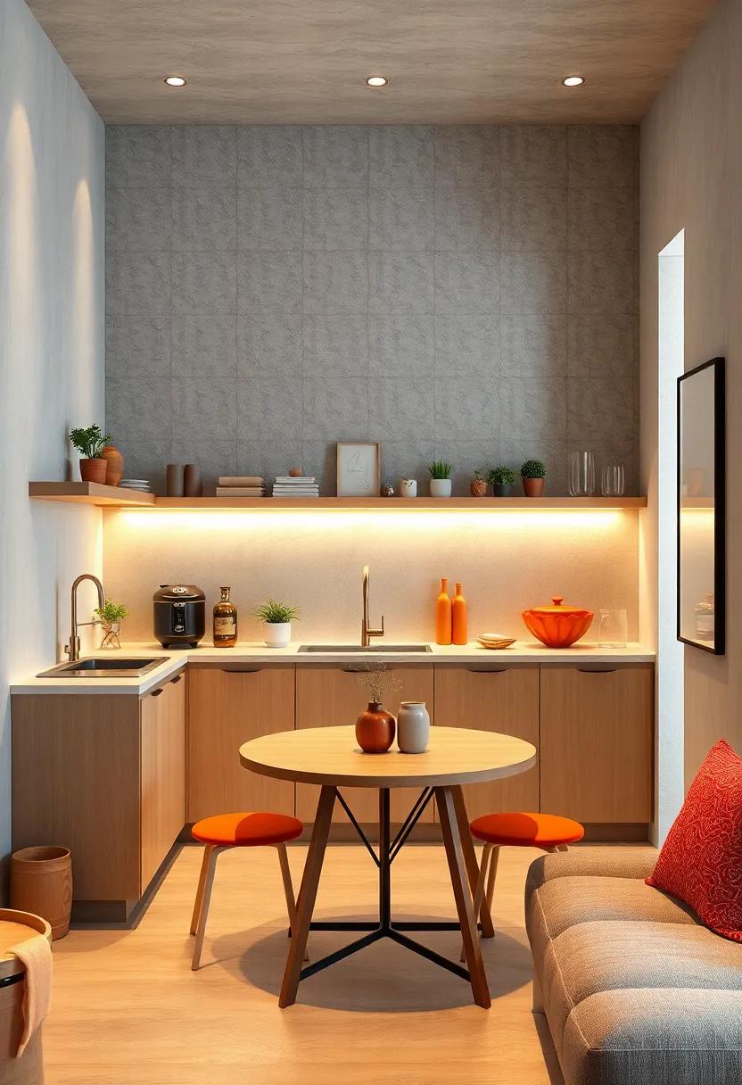 Use Under-Cabinet Lighting: Brighten up ⁢your ⁢workspace and ⁢make your‌ kitchen feel‌ larger⁣ with strategic ⁢under-cabinet lighting that adds warmth and visibility