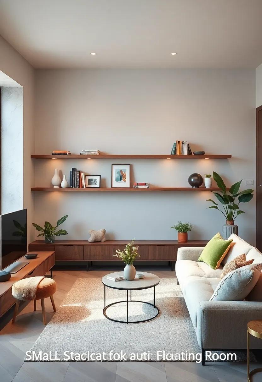 Floating Shelves: Elevate your decor with chic floating shelves that‌ add storage without sacrificing floor⁤ space, perfect for books and decor