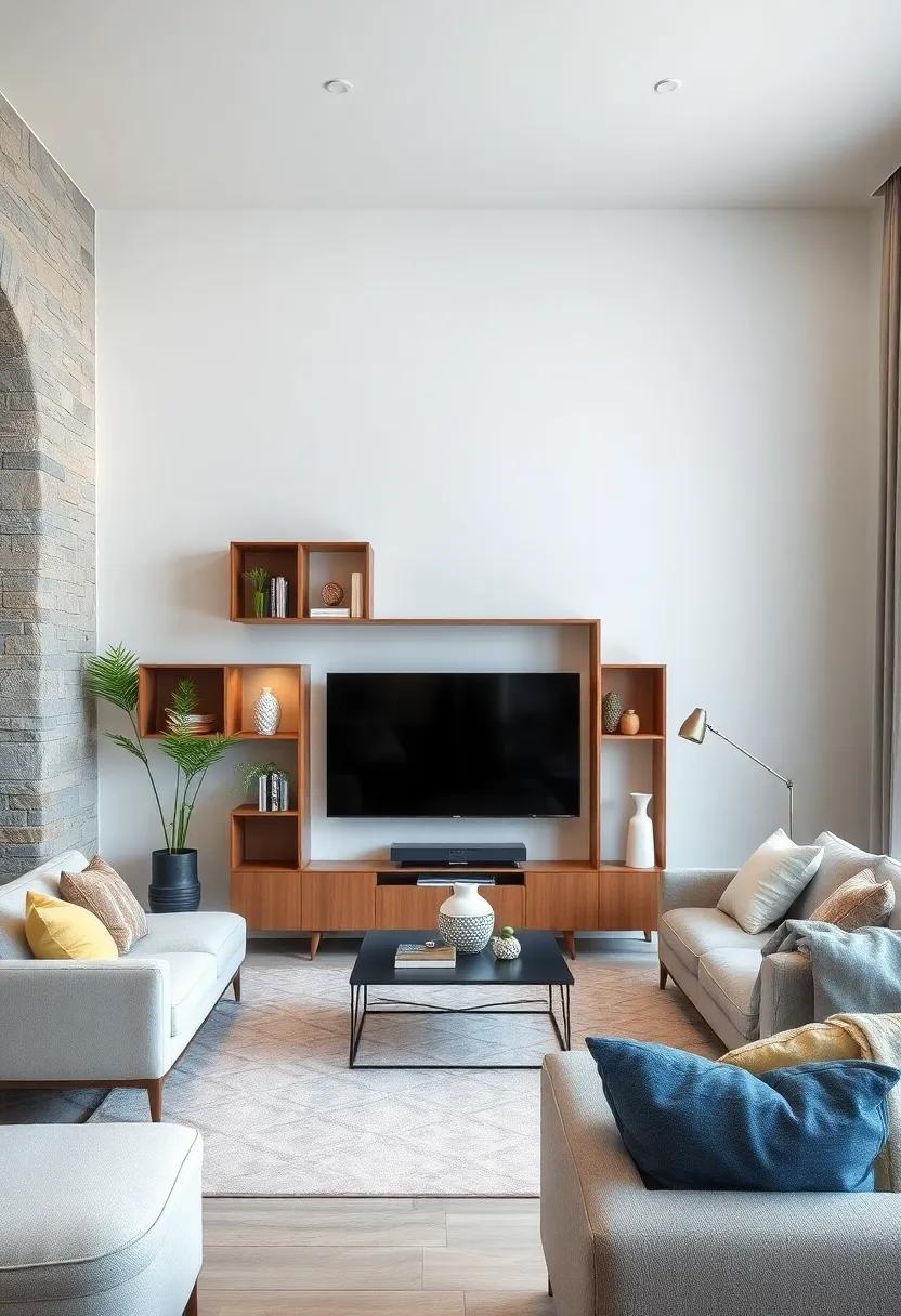 Wall-Mounted Storage‌ Cubes: Use colorful‍ or patterned wall-mounted cubes that can⁣ hold decorative items while also providing extra storage