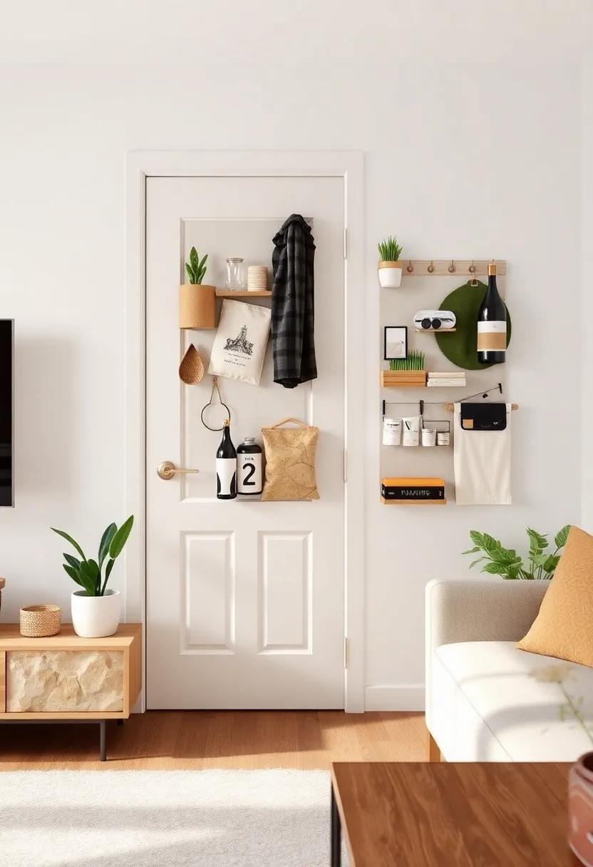 Over-the-Door Organizers: Maximize every inch of your space by using over-the-door organizers for quick access to remote controls and small items