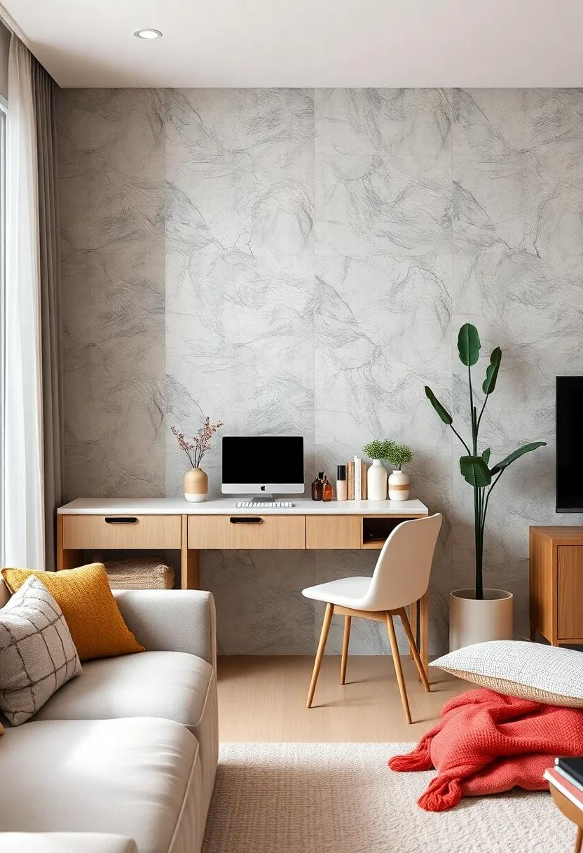 Makeup ⁤or Craft Station: Dedicate ​a small corner with a minimalist‍ desk or table⁢ that includes built-in ⁢storage ⁤for a chic ‌and organized makeup or‌ craft station