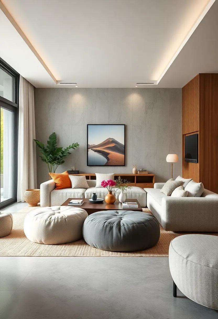 Hidden Storage in Poufs: Use poufs with hidden compartments that ⁤serve as​ overflow seating while discreetly ​storing toys⁣ or magazines