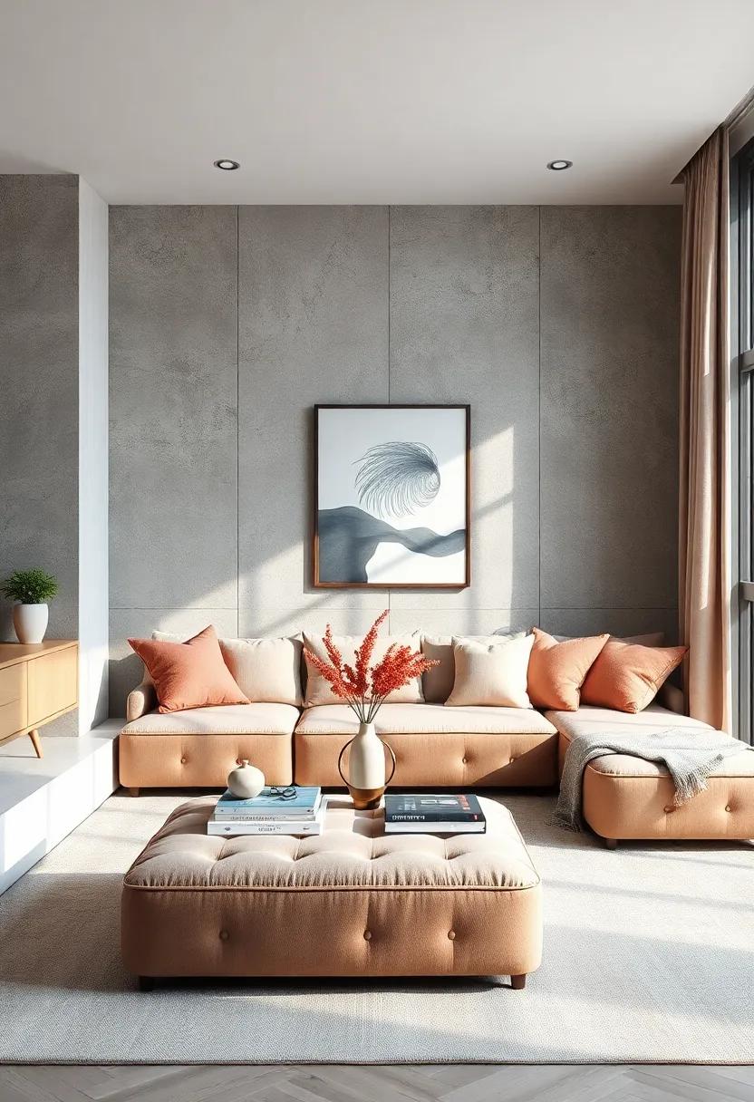 Multi-Functional Ottoman: Opt for a stylish ottoman ⁢that doubles as storage, ideal for stashing away remotes and ​cozy⁤ throws