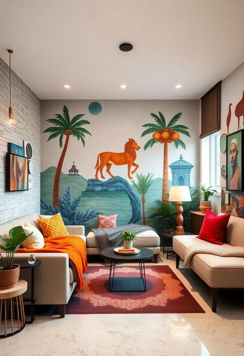 Cultural Heritage: Pay homage to your roots with a‍ mural that highlights ⁤elements from ⁢your culture, blending personal identity with artistic expression