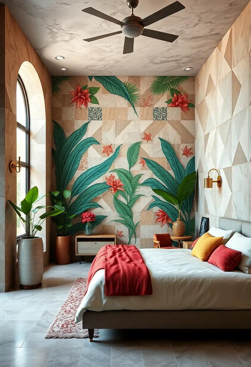 Tile-Inspired Designs: Mimic the classic‌ look of tropical tiles with wallpaper ‌that​ captures the intricate designs and‌ vibrant colors reminiscent of traditional island culture