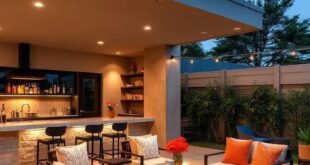 29 Inspiring Patio Layouts Featuring Stylish Outdoor Bars as Focal Points