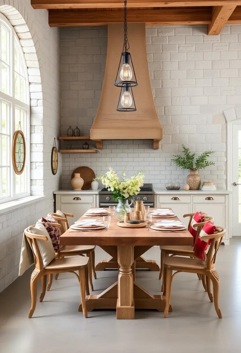 29 Charming Decor Ideas to Elevate Your Farmhouse Kitchen Table Aesthetic