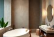 25 Stunning Bathroom Ideas Featuring Tub and Stone Accents for a Spa-Like Retreat
