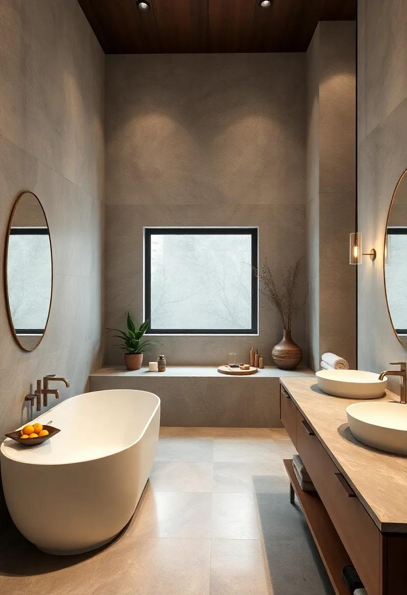 Natural Slab Countertops: Choose stunning ⁢stone countertops that‌ blend ⁢seamlessly with your bathtub, offering‍ both ​style and​ practicality for a ‍cohesive⁢ look