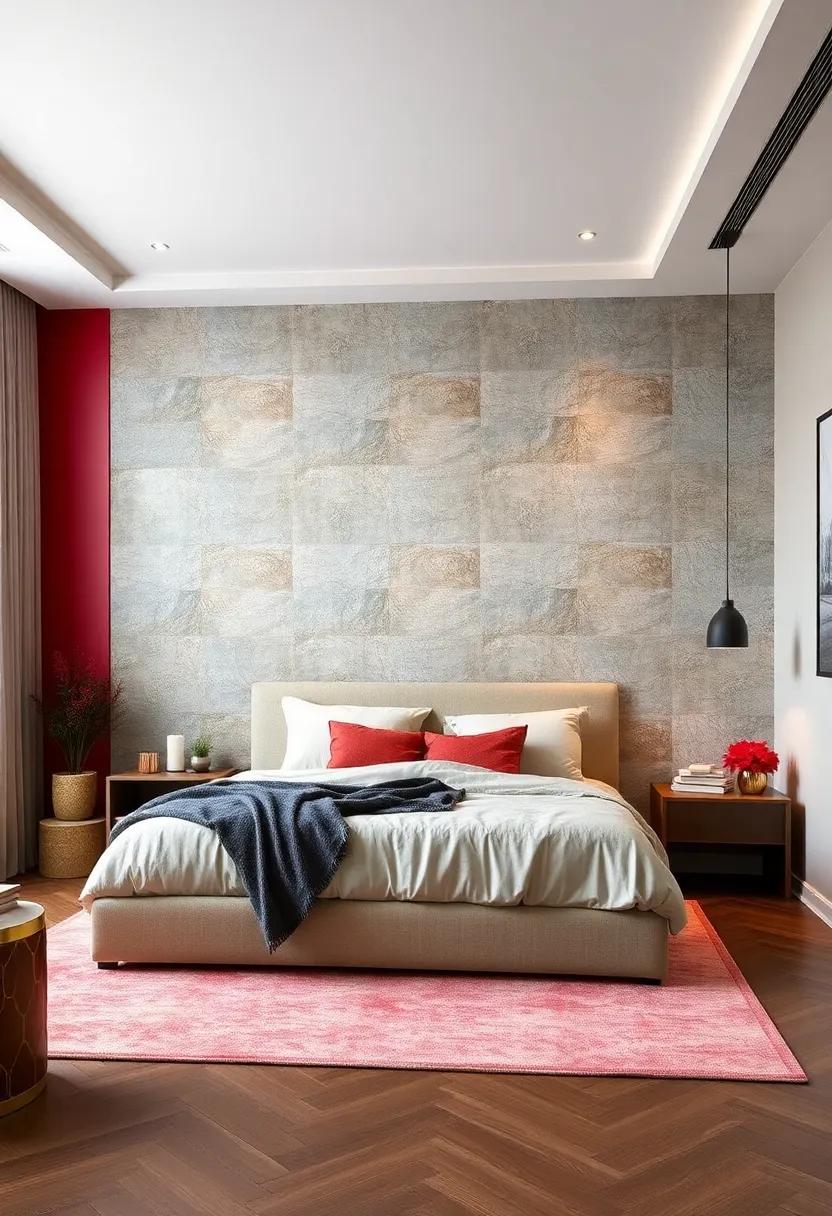 Textured Wall⁤ Coverings: Use⁢ textured wallpaper or panels that incorporate color ⁤and ​depth for a three-dimensional effect