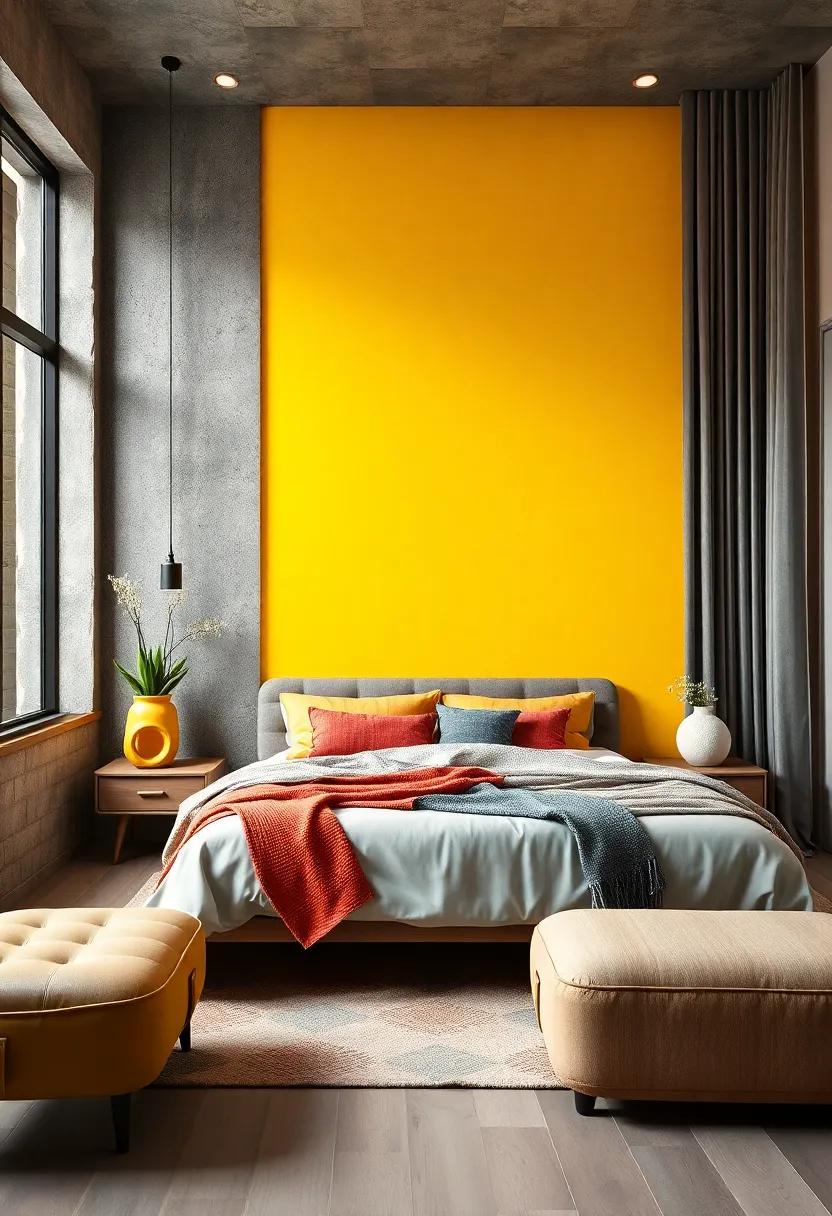 Moody Jewel Tones: Embrace deep hues like emerald green or sapphire blue to create a cozy, luxurious​ feel in your bedroom