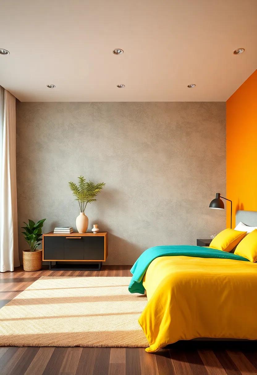 Tropical Vibe:‍ Use bright greens,yellows,and blues to⁤ create a tropical oasis right in your ⁣bedroom