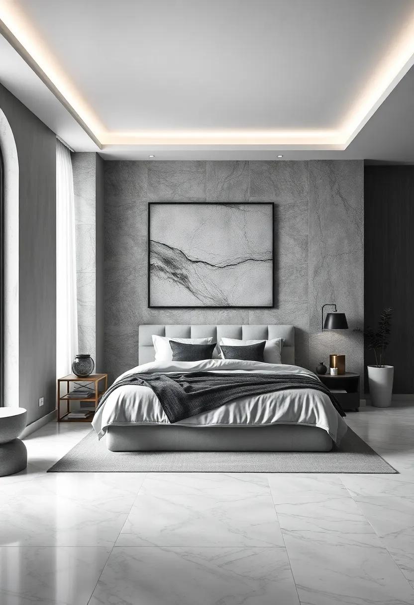 Grayscale Textures: Use photographs of textured ‌materials like⁣ wood ​or stone in black​ and white to create visual interest and a warm, inviting atmosphere