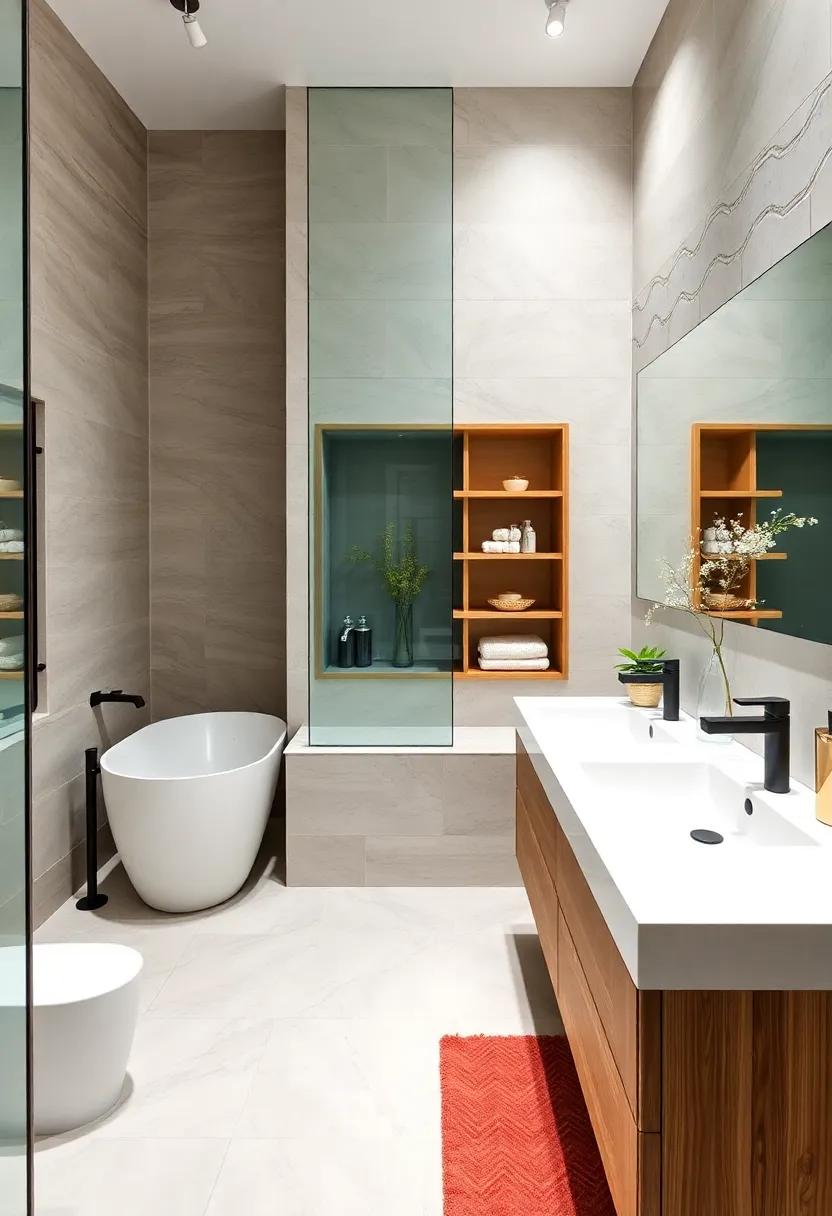 Monochrome‌ Magic: Pairing light wood accents with black fixtures creates a sophisticated monochromatic palette that feels⁤ both modern and timeless