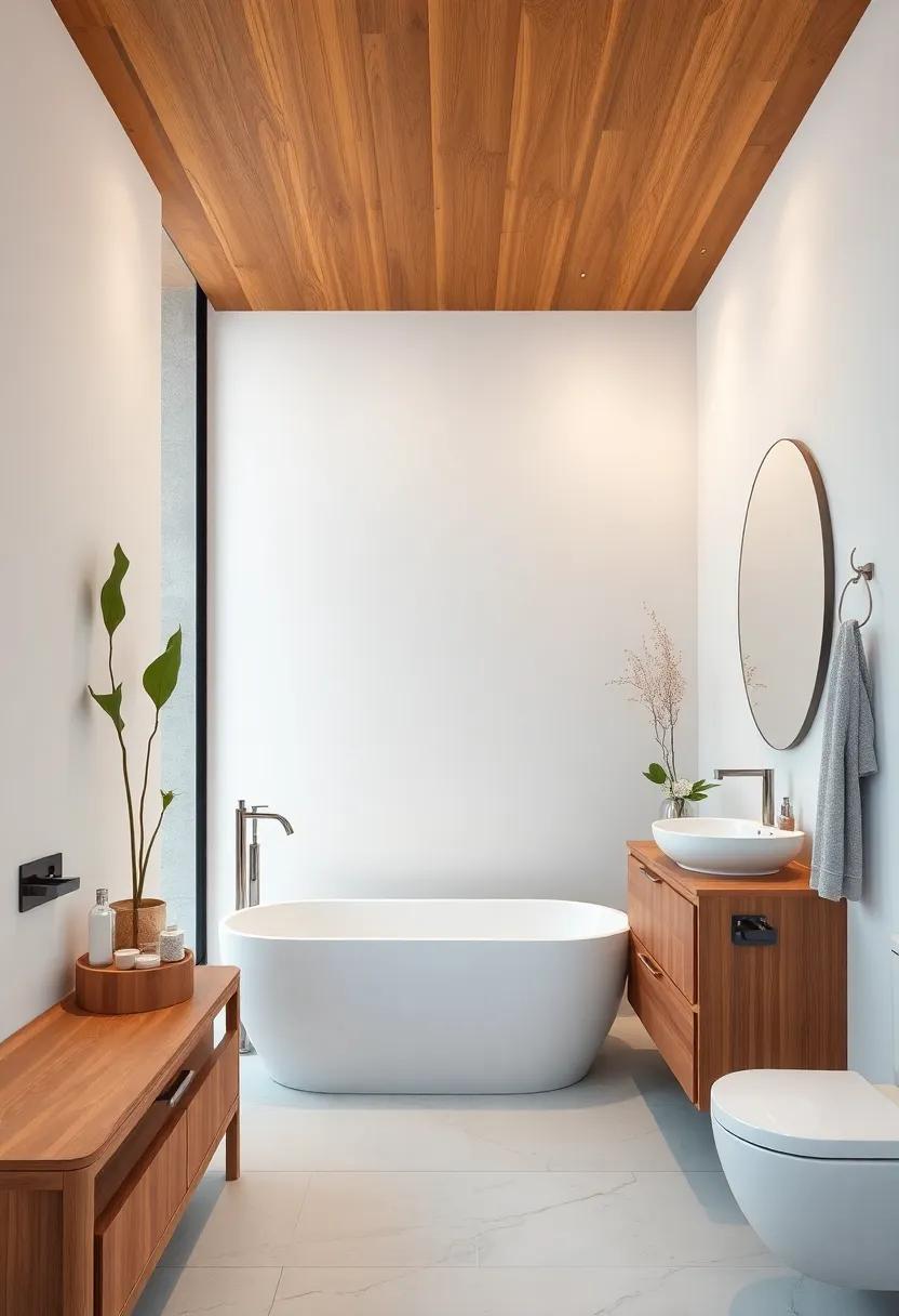 Warm⁤ wood Tones: The ‍use‌ of rich walnut finishes in cabinetry and accents contrasts beautifully against​ a crisp white ‍background, creating visual ‌interest and depth